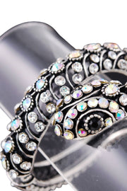 Studded snake metal cuff-2