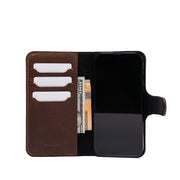 iPhone 15 Series Full-Grain Leather Folio Case Wallet with MagSafe - Classic 4.0-1