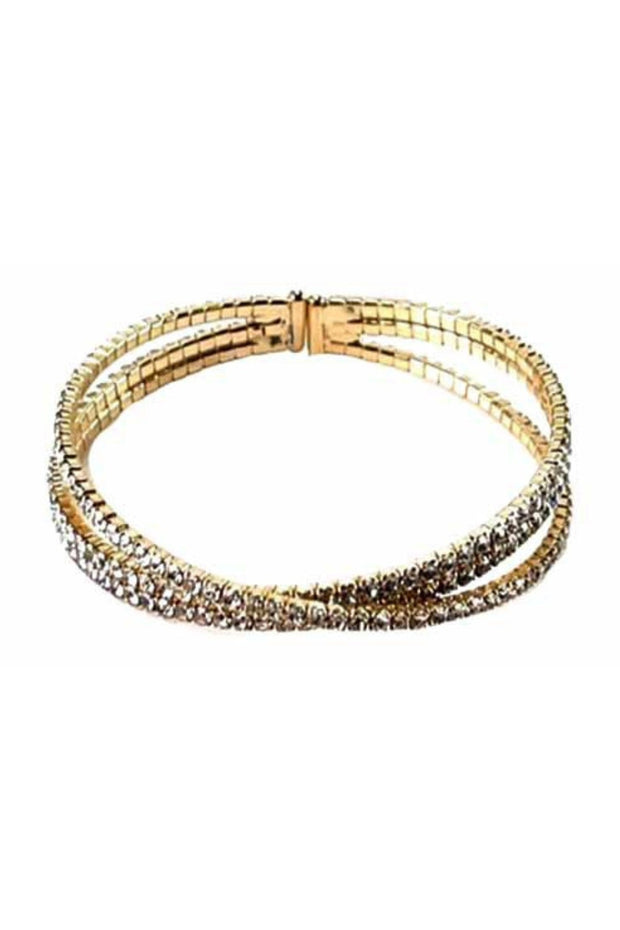 CRYSTAL LINED CUFF BRACELET-1