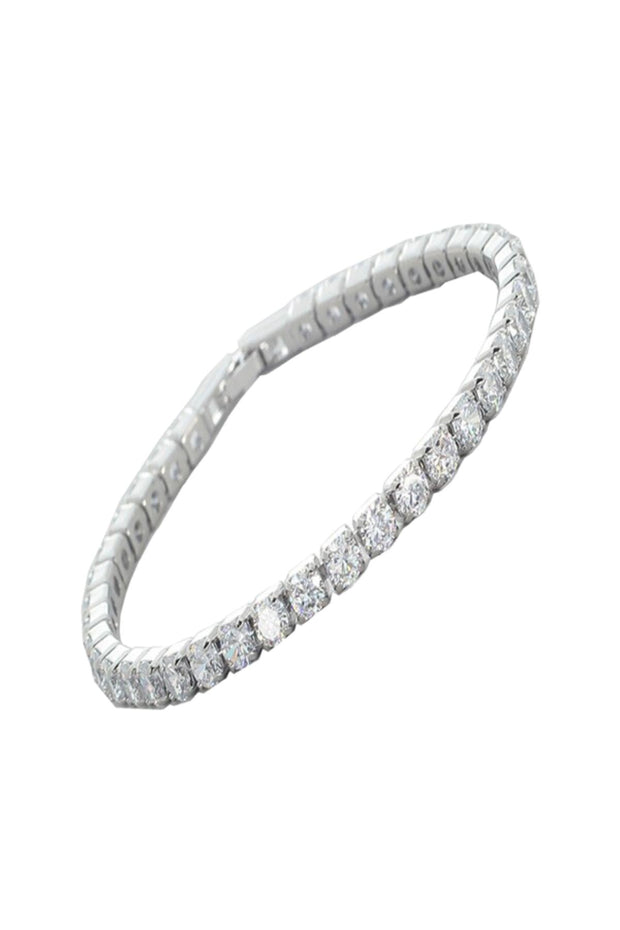 Cubic Zirconia 4mm Tennis Chain Bracelet-2