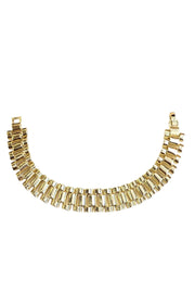 14KT GOLD PLATED 16mm CHAIN BRACELET-3