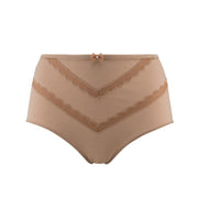 Vanessa- Silk & Organic Cotton Full Brief in Skin Tone Colours-5