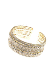 7 Row Two Pattern Wire Bracelet-1