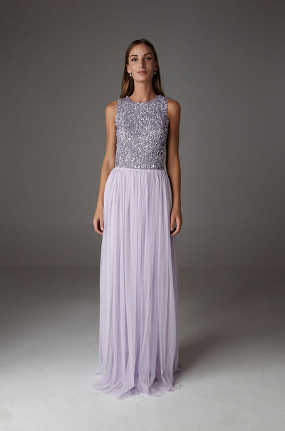 INES MAXI SKIRT LILAC-0