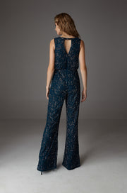 ALBA JUMPSUIT TEAL-4