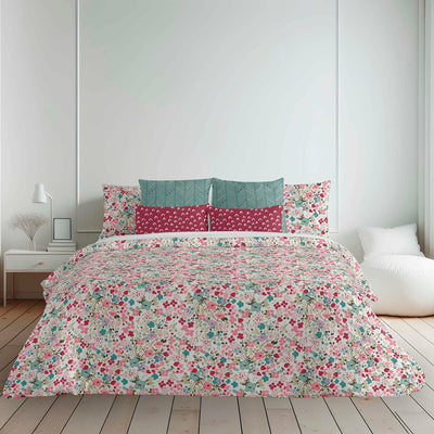 Housse de Couette Decolores Loni Multicouleur 175 Fils 200 x 200 cm-0