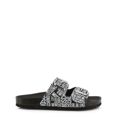 Me encantan las sandalias y chanclas de Moschino 