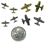 Custom Design: Airplane Stud Earrings- Sterling Silver: Tiny-11