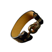 Studded Leather Bracelet-4