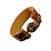 Studded Leather Bracelet-6