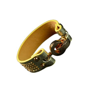 Studded Leather Bracelet-7