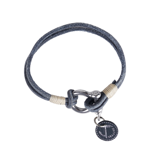 Double Leather Gambier Bracelet-1