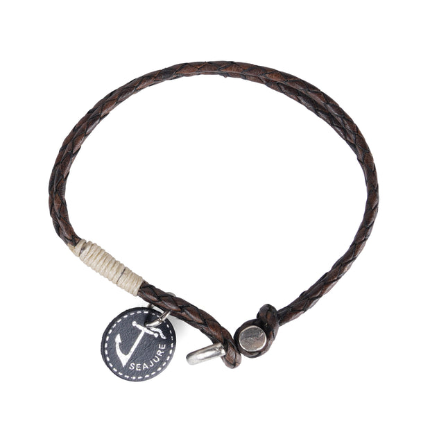 Braided Leather Pitcairn Bracelet-1