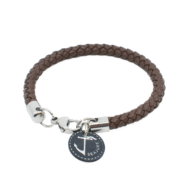 Braided Leather Corsica Bracelet-0