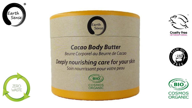 Organic Cacao Body Butter 200ml - 100% recycled paper packaging-1