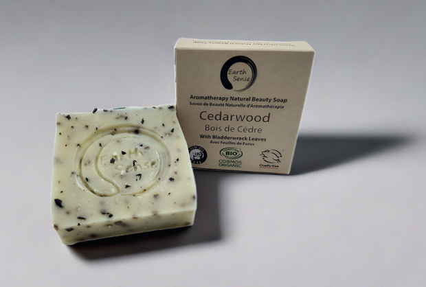 Organic Certified Solid Soap - Cedarwood with Bladderwrack 90g-0