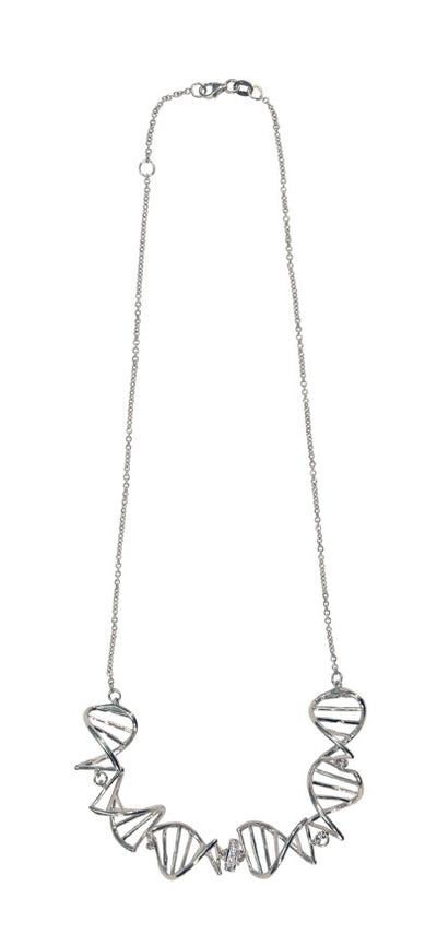 DNA Strand Chain Necklace-18K-0