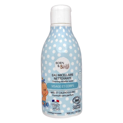 Eau Micellaire Nettoyante pour Bébé 300mL - Certifiée bio-0