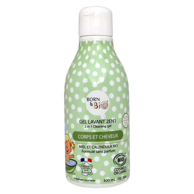 Gel Lavant 2 en 1 pour Bébé 300mL - Certifié bio-0