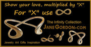 Custom Design: Infinity & Arrow Necklace- 18K gold-9