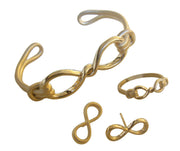 Infinity Knot Cuff Bracelet- 18K Gold. Tied to Infinite Possibilities.-7