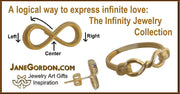 Custom Design: Infinity & Arrow Necklace- 18K gold-8