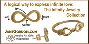 Infinity Earrings- Sterling Silver with 18K gold or rhodium plate-7