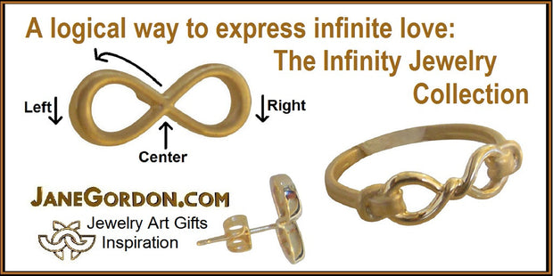 Infinity Earrings- Sterling Silver with 18K gold or rhodium plate-7