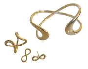 Infinity Cuff Bracelet- 14K gold. Celebrate Life's Infinite Possibilities!-1