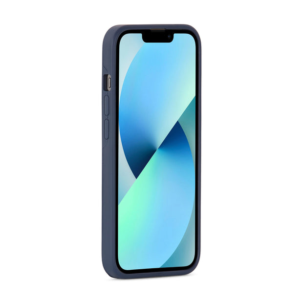 Custodia iNature iPhone 13 Pro - Blu Oceano-1