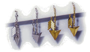 Custom Design: Illusion Piercing Arrow Earring -14K gold-3