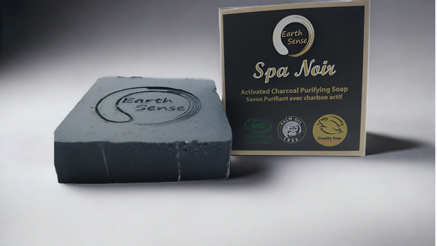 Organic Certified Spa Noir - Solid Soap with activated charcoal - 90g-0