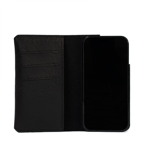 iPhone 15 series Leather Folio Case Wallet with MagSafe - The Minimalist 1.0-6