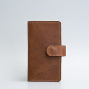 Leather Folio Wallet with MagSafe on magnet closure - SALE-4