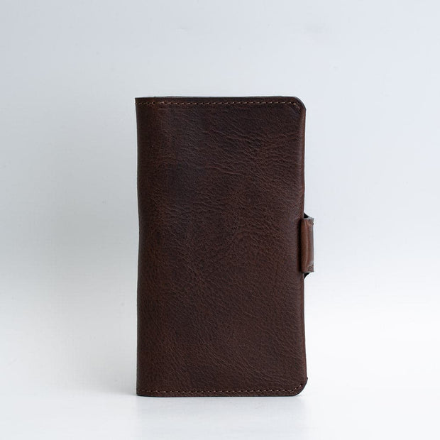 Leather iPhone folio wallet with Magsafe - The Minimalist 2.0 - SALE-4