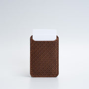 MagSafe leather wallet Geometric Net-2