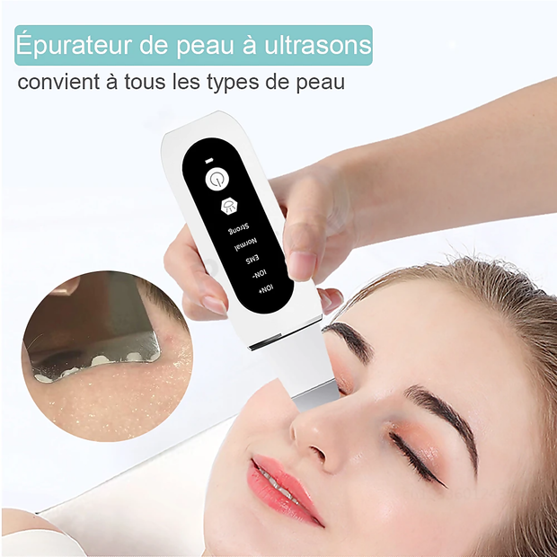 STELLAR - Exfoliant Lifting EMS  5 fonctions  - Soin à ultrasons & photons-9