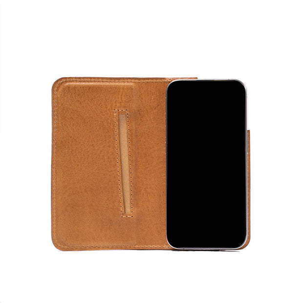 iPhone 15 series Leather Folio Case Wallet with MagSafe - The Minimalist 3.0-9