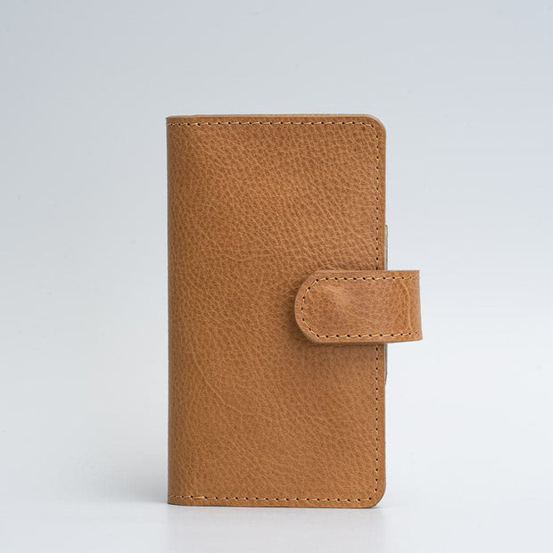 Leather Folio Wallet with MagSafe on magnet closure - SALE-3