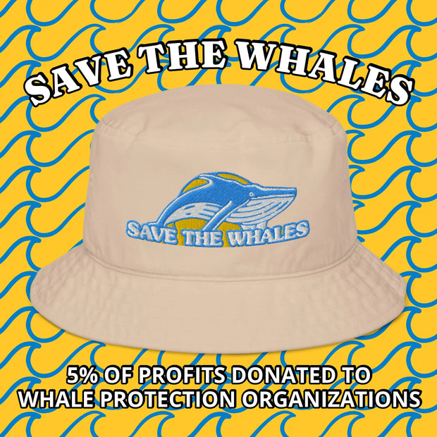 Save the Whales Organic bucket hat