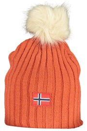 CHAPEAU FEMME ORANGE NORVÈGE 1963-0