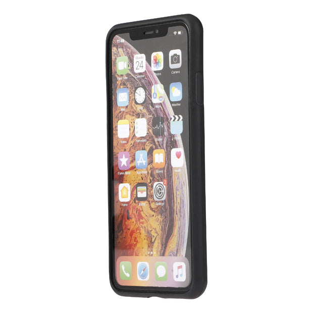 Custodia iNature iPhone XS Max - Nero Vulcano-1