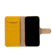 iPhone 15 series Leather MagSafe Folio Case Wallet with Grip-11